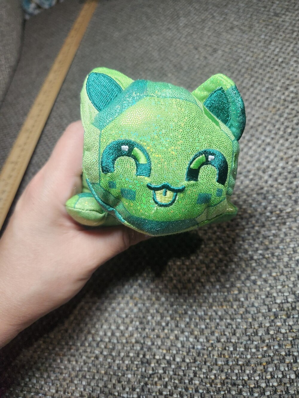 6-inch Aphmau MeeMeows Celestial Emerald Cat plush